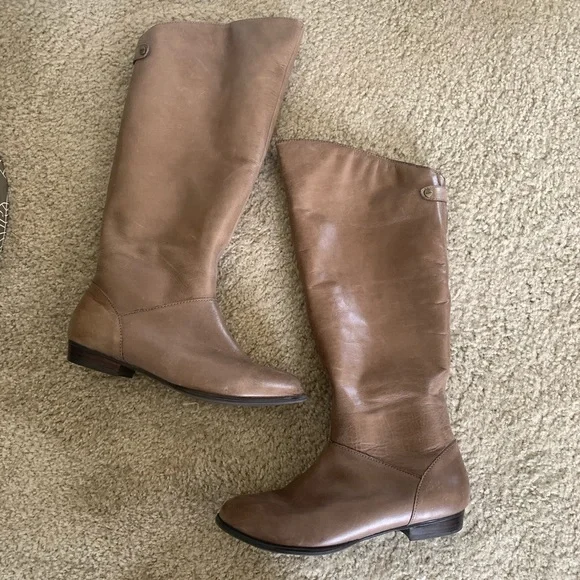 ALDO Light Brown Tan Gray Taite Boots Size 6.5 - Picture 13 of 16